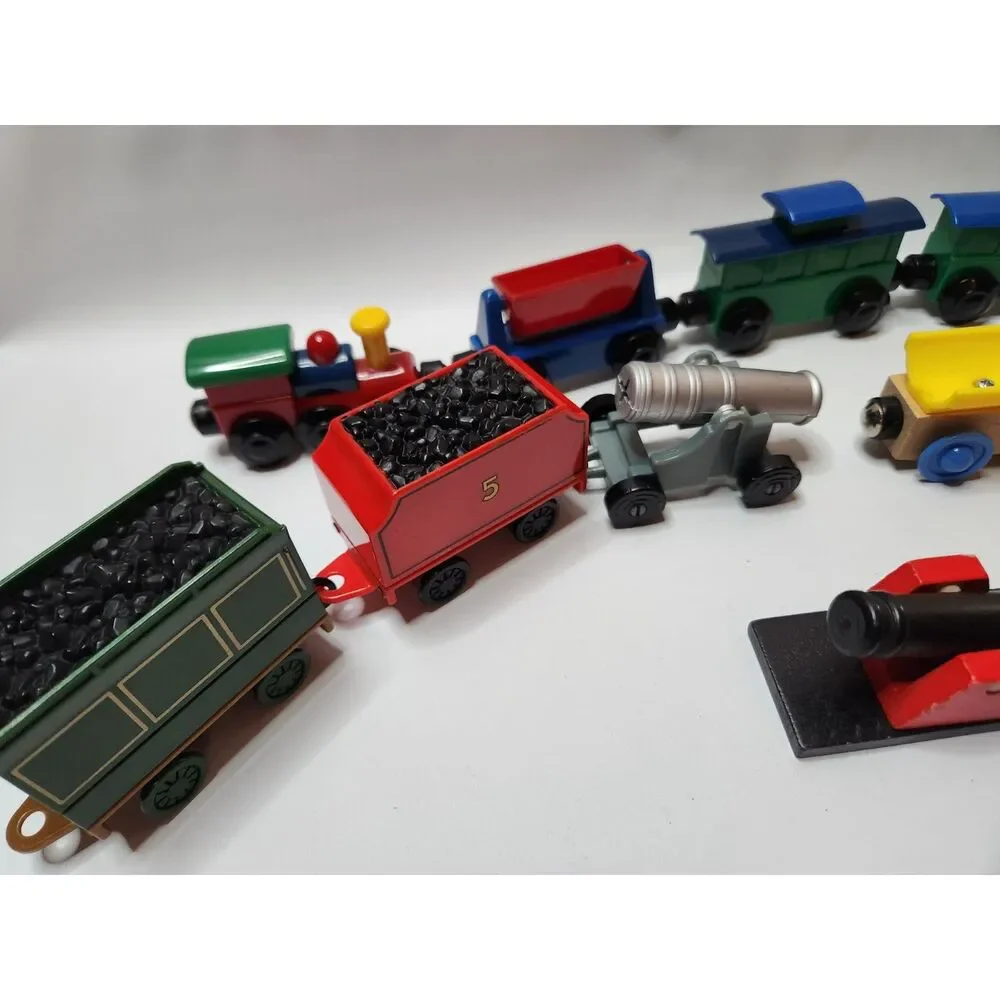 Mixed Train & Vehicle Lot – Engines, Cars, Coal Cars, Cannons